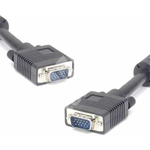 Kabel k monitoru SVGA, 15M/15M, 2m, (15 pin), ferritové stínění, LOGO 1
