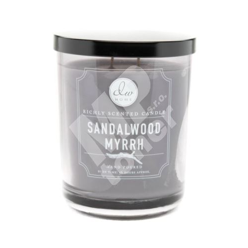 DW Home Vonná svíčka ve skle Myrta a santalové dřevo - Sandalwood Myrrh, 15oz 1