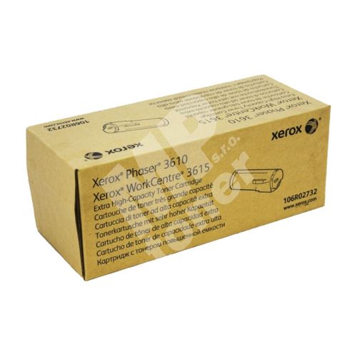 Toner Xerox 106R02732, black, originál 1