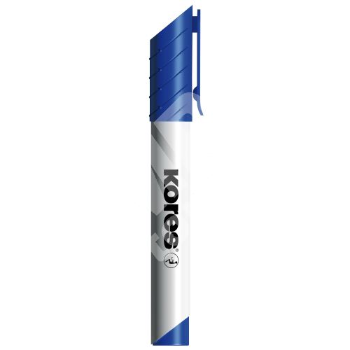 Kores K-Marker popisovač na bílé tabule a flipcharty, zkosený hrot 3-5 mm, modrý 1