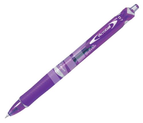 Kuličkové pero Pilot Acroball, fialové, 0,7 1