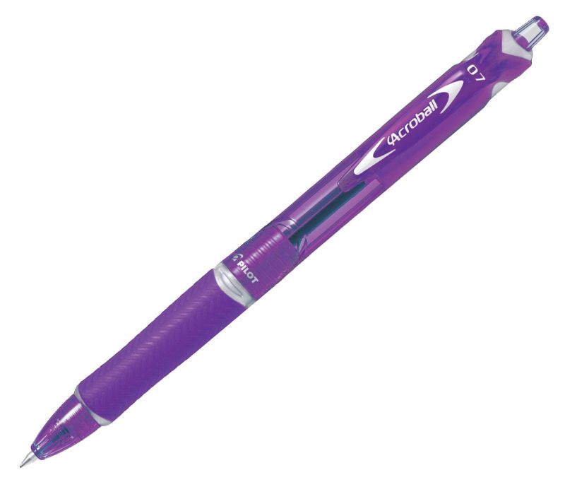 Kuličkové pero Pilot Acroball, fialové, 0,7