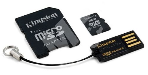 Kingston 16GB Mobility Kit G2 (microSD+adapt+čteč) 1