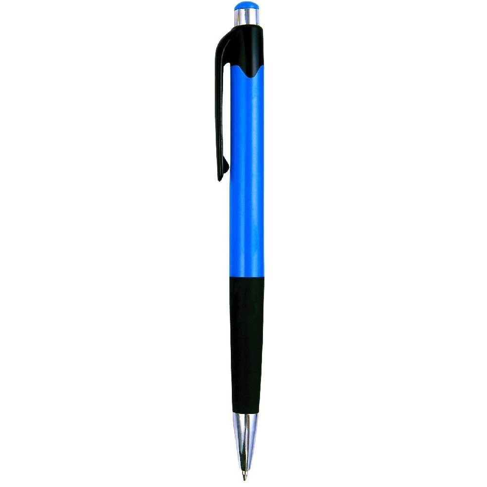 Kuličkové pero Spoko, modrá náplň, modré