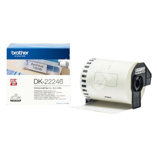 Papírová role Brother DK22246, 103mm x 30.48m, bílá, pro tiskárny řady QL 1