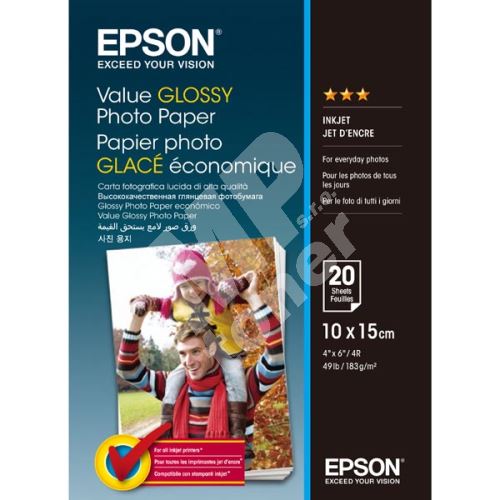 Epson C13S400037, foto papír, 10x15cm, lesklý, 183 g/m2 1