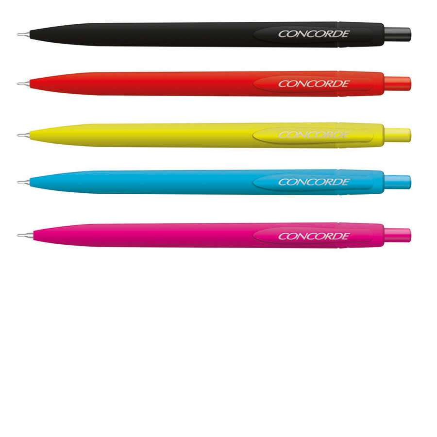 Kuličkové pero Concorde Drupy, mix barev