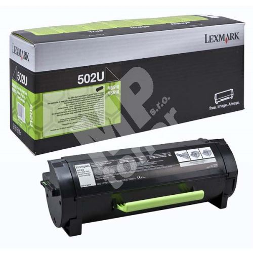 Toner Lexmark 50F2U00, black, return, originál 1