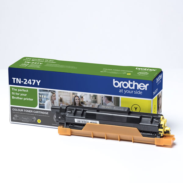 Toner Brother TN-247Y, DCP-L3510CDW, DCP-L3550CDW, yellow, originál