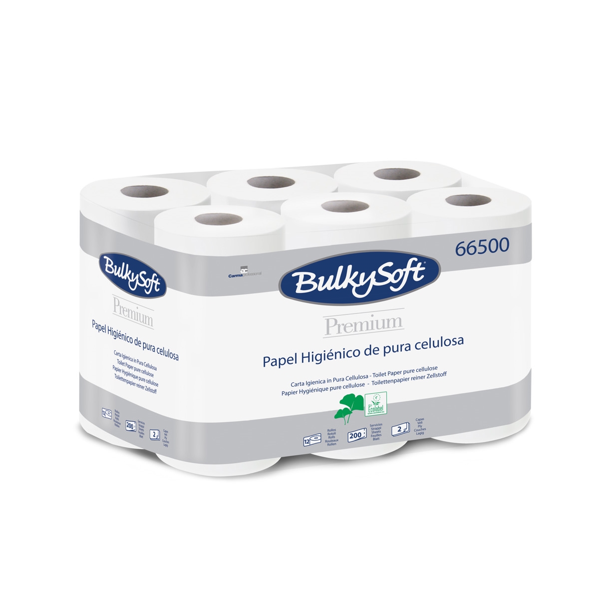 Toaletní papír BulkySoft Comfort 2vrstvý, 200út., celuloza, 12 rolí
