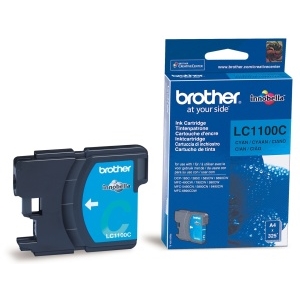 Inkoustová cartridge Brother DCP-6690CW, MFC-6490CW, LC-1100C, modrá, originál