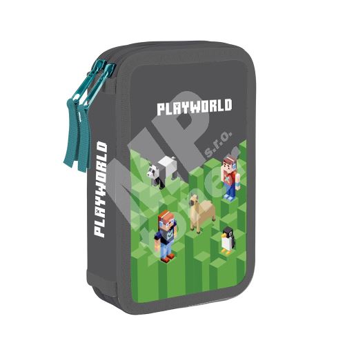 Penál 2 patrový, prázdný, Playworld 1