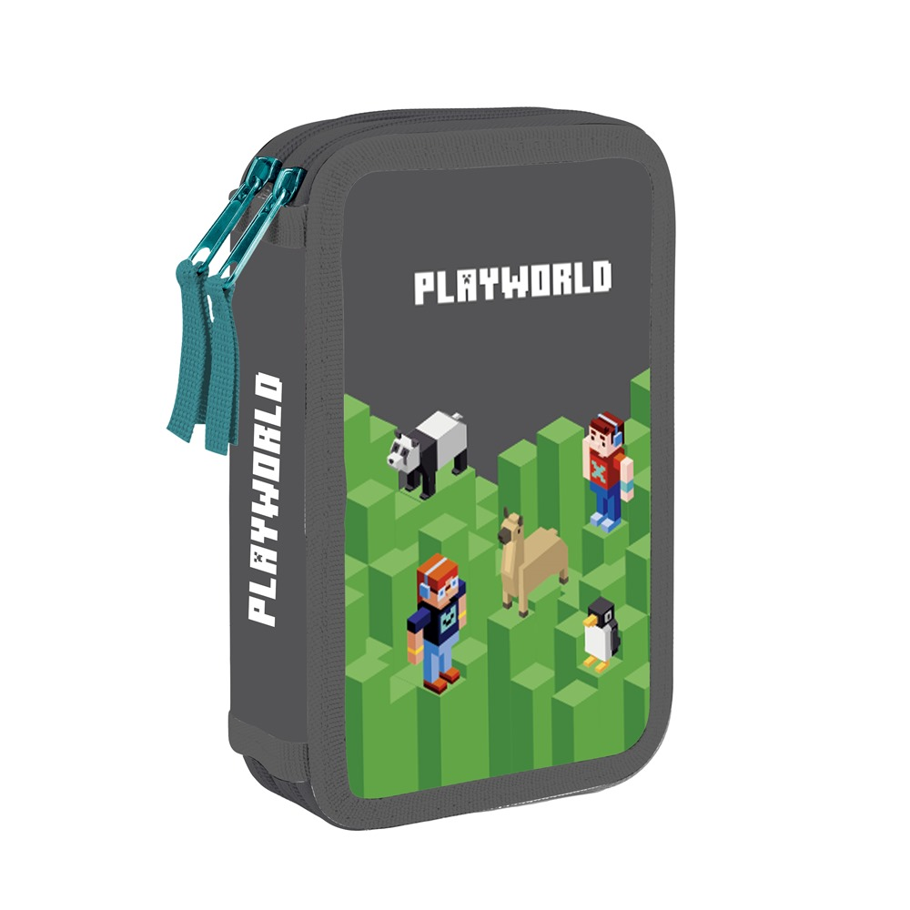 Penál 2 patrový, prázdný, Playworld