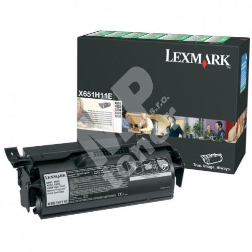 Toner Lexmark X651, 0X651H11E, originál 1