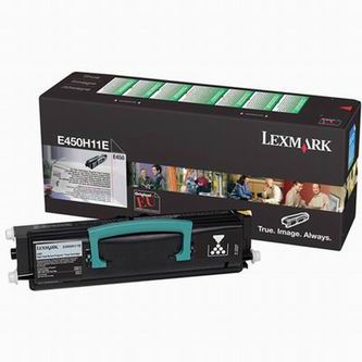 Toner Lexmark E450, černá, E450H11E, return, originál