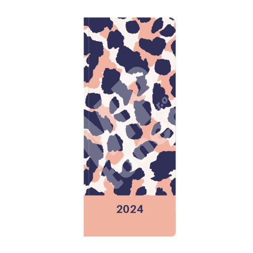 Diář PVC měsíční kapesní, 2024 Fashion 1