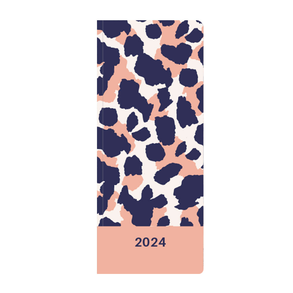 Diář PVC měsíční 2024 kapesní, Fashion