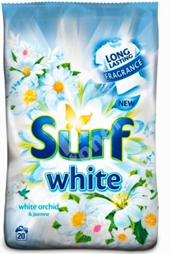 Surf White Orchid & Jasmine prášek na praní na bílé prádlo 20 pracích dávek 1,3 kg 1