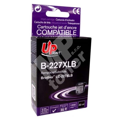 Cartridge Brother LC-227XLBK, black, UPrint 1