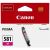 Inkoustová cartridge Canon CLI-581M, Pixma TS6151, 2104C001, magenta, originál