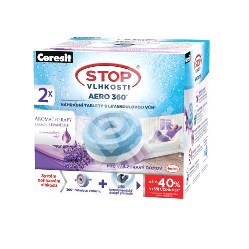 Náhradní absorpční tablety do Henkel Ceresit STOP Vlhkosti Aero 360°, aromatherapy 1
