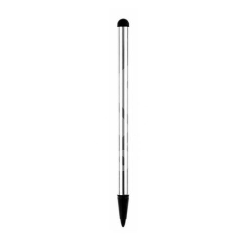 Dotykové pero 2v1, kapacitní, kov, stříbrné, pro iPad a tablet 1
