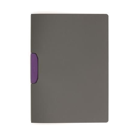 Desky s rychlovazačem Durable Duraswing Color 30, purpurová, s klipem, A4