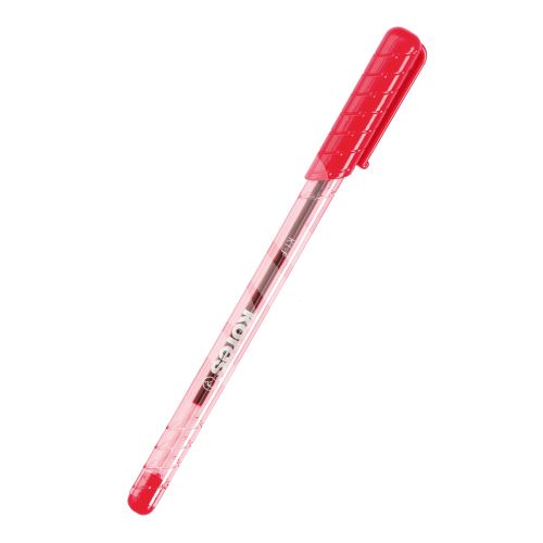 Kuličkové pero Kores K1, červené 1