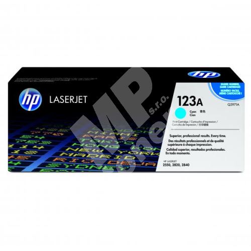 Toner HP Q3971A modrá HP Color LaserJet 2550, 2000s, originál 1