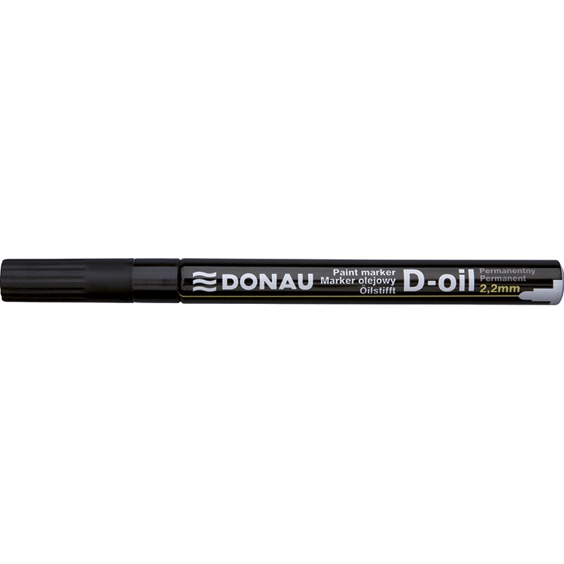 Lakový popisovač Donau D-oil, 2,2 mm, černý