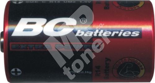 Baterie zinkochloridový 1,5V malý monočlánek Extra BC R14 1