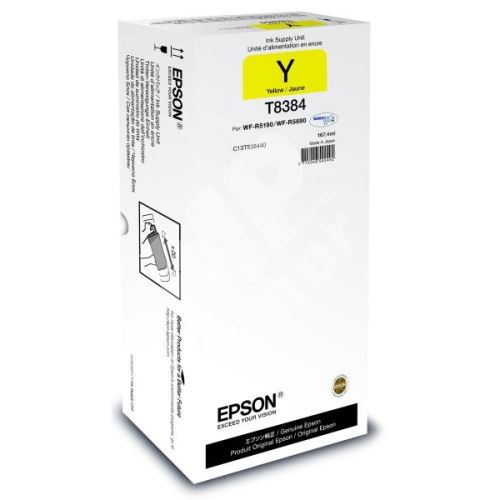 Inkoustová cartridge Epson C13T838440, WF-R5690, yellow, originál 1