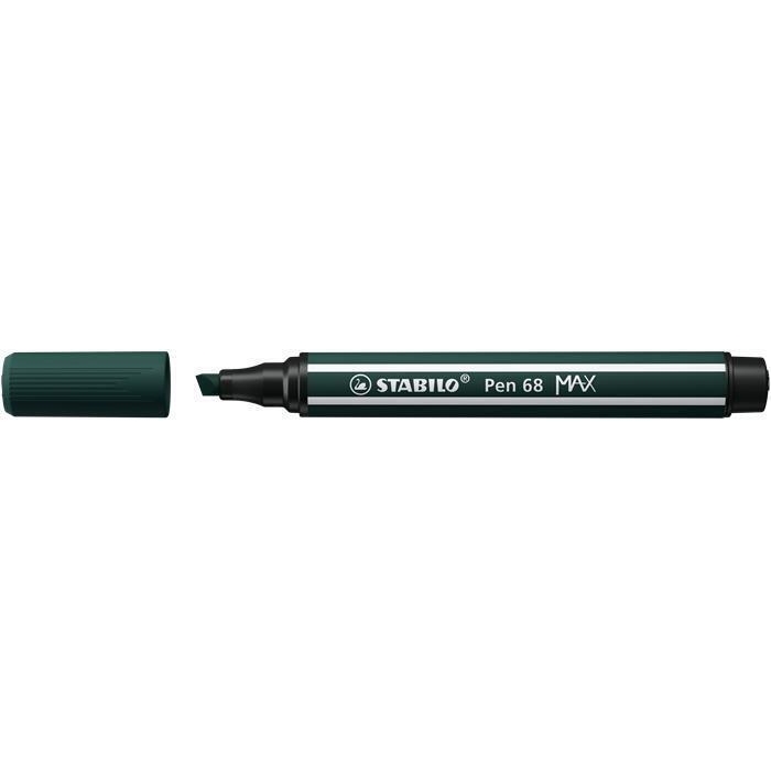 Fix Stabilo Pen 68 MAX, 1-5 mm, tmavě zelená