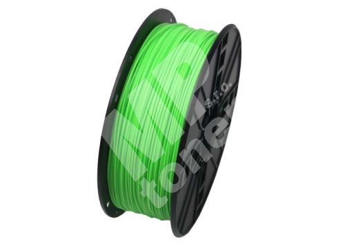 Gembird tisková struna (filament) PLA, 1,75mm, 1kg, fluorescentní, zelená 1
