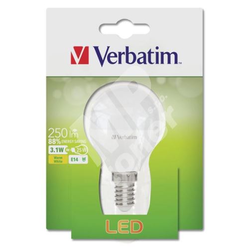 Verbatim LED 52639, E14, žárovka teplá, 1