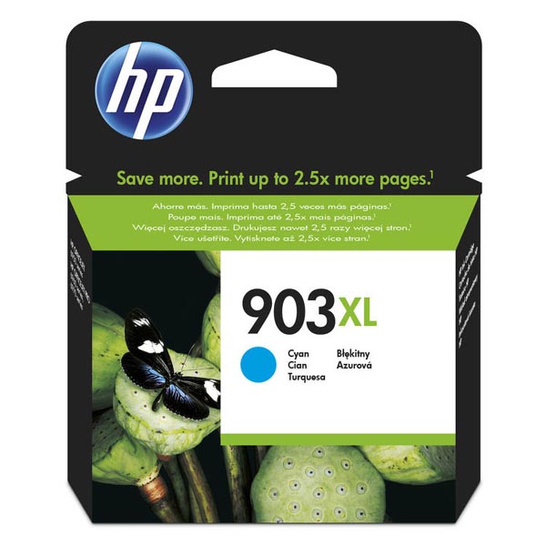 Inkoustová cartridge HP T6M03AE, OfficeJet Pro 6960, 6970, cyan, No.903XL, originál