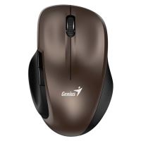 Ergonomická myš Genius Ergo 8200S, 1200DPI, optická, 5tl., bezdrátová, čokoláda 2 (1)