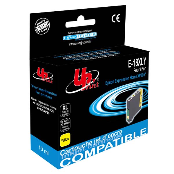 Kompatibilní cartridge Epson C13T18144010, yellow, 18XL, UPrint, TB