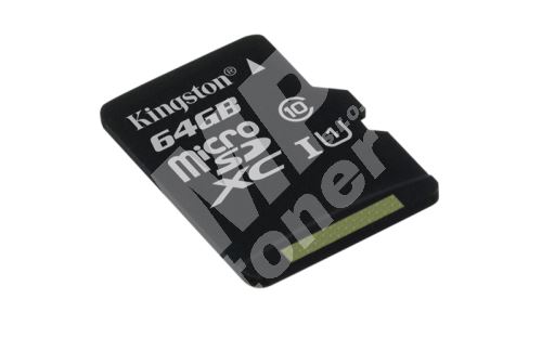 Kingston 64GB microSDXC CL10 UHS-I 80R bez adapteru 1