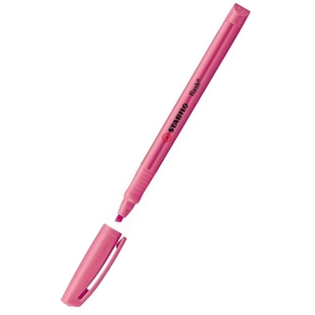 Zvýrazňovač STABILO Flash, růžová, 1-3,5 mm