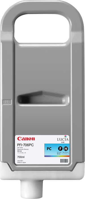 Inkoustová cartridge Canon PFI-706PC, iPF-8300, photo cyan, originál