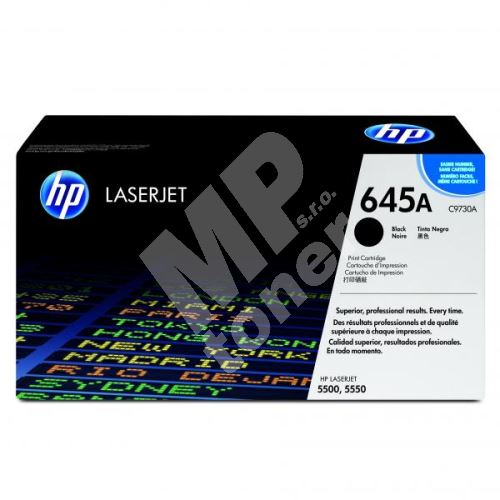 Toner HP C9730A černá originál 1
