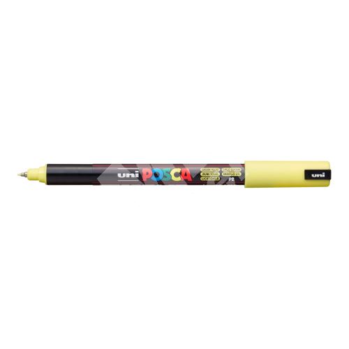 Uni Posca PC-1MR akrylový popisovač, 0,7 mm, pastelově žlutý 1