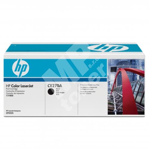 Toner HP LaserJet CE270A, originál 1