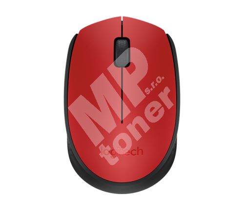 Logitech myš Wireless Mouse, M171, červená 1