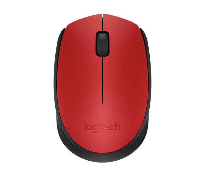 Myš Logitech Wireless Mouse M171, červená