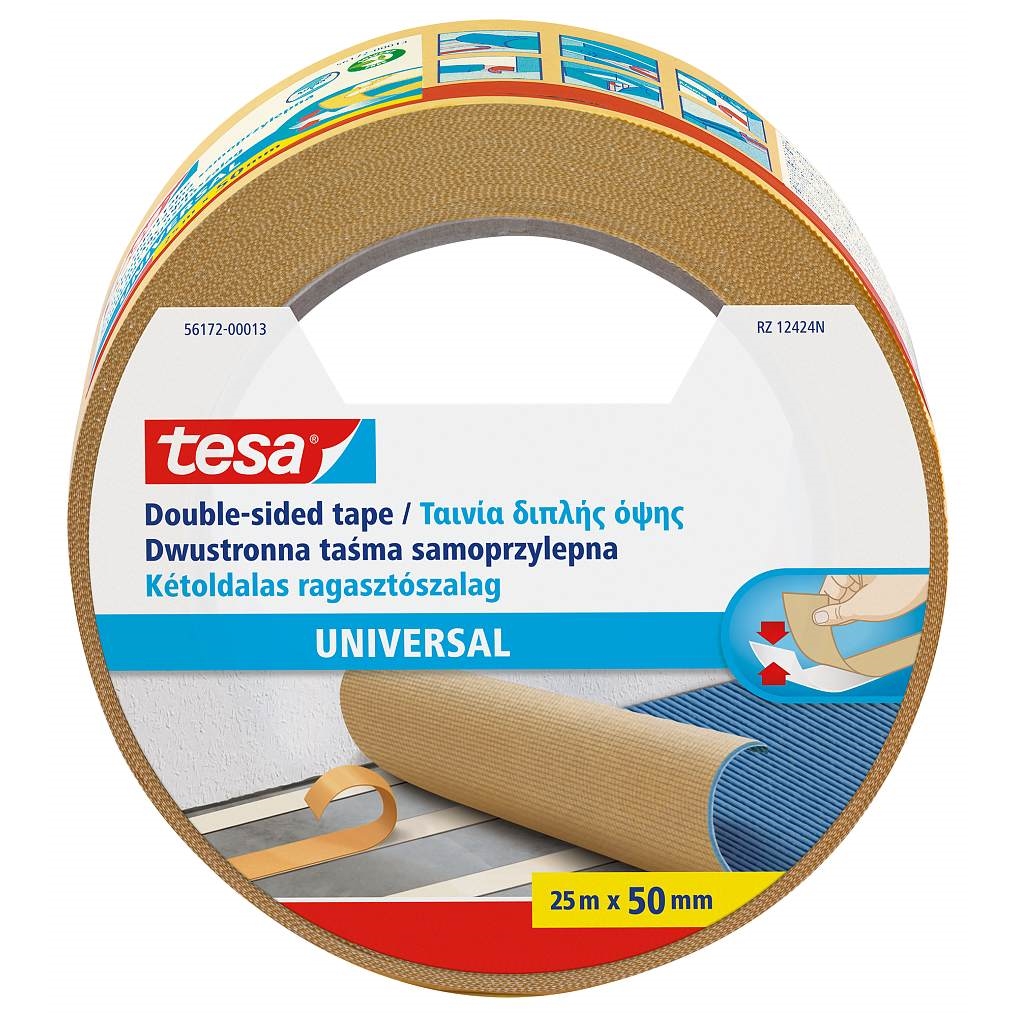 Oboustranná páska Tesa 56172, 50 mm x 25 m, podlahová páska