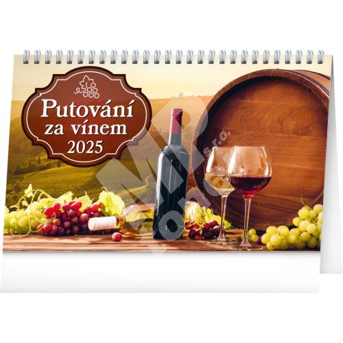 Stolní kalendář Notique Putování za vínem 2025, 23,1 x 14,5 cm 1