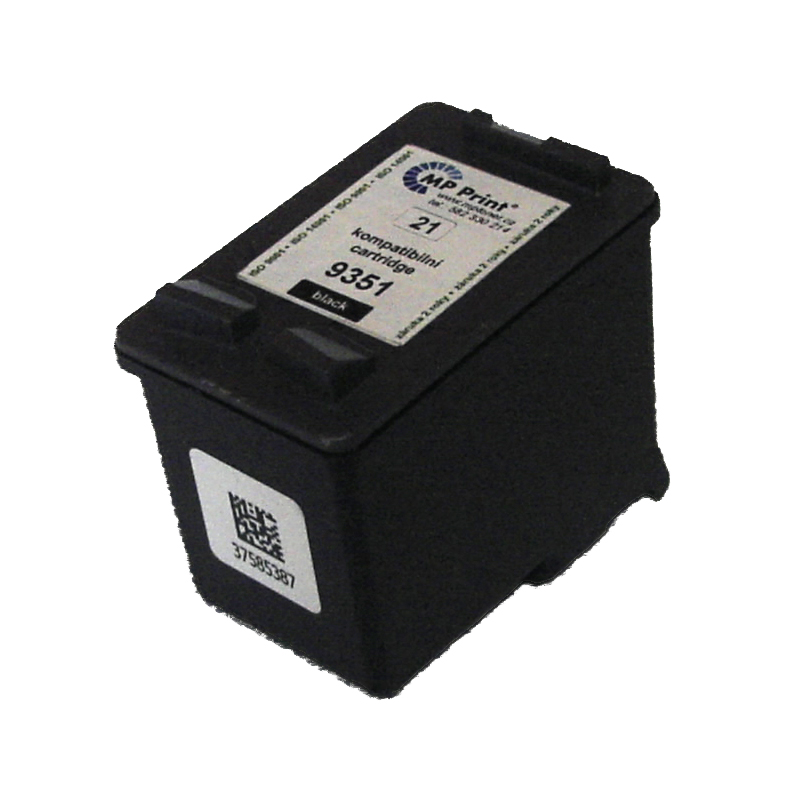 Kompatibilní cartridge HP C9351AE černá, No. 21XL, 18ml, TB, MP print