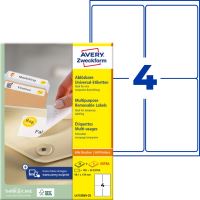 Snímatelné etikety AVERY Stick&amp;Lift 99,1 x 139 mm A4 - L4733REV-25